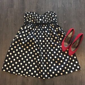 NWT Betsey Johnson Polka Dot Dress